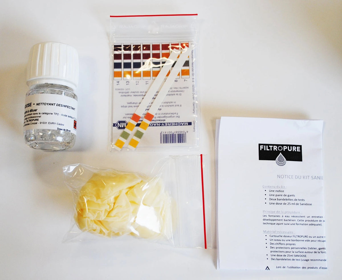 Reinigingsset Sanidose (Sanipure + peroxide-test)